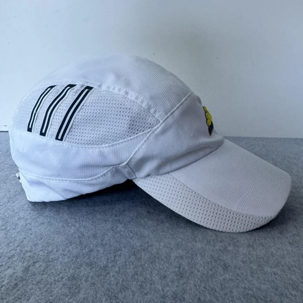 Adidas Climacool Hat Cap Strap Back White Mesh 3 Stripe Logo One Size Womens